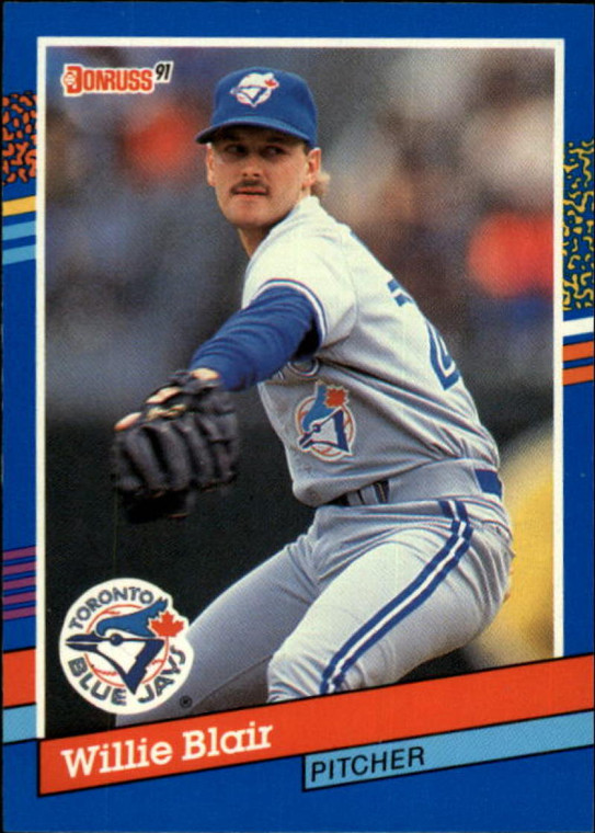 1991 Donruss #267 Willie Blair VG Toronto Blue Jays 