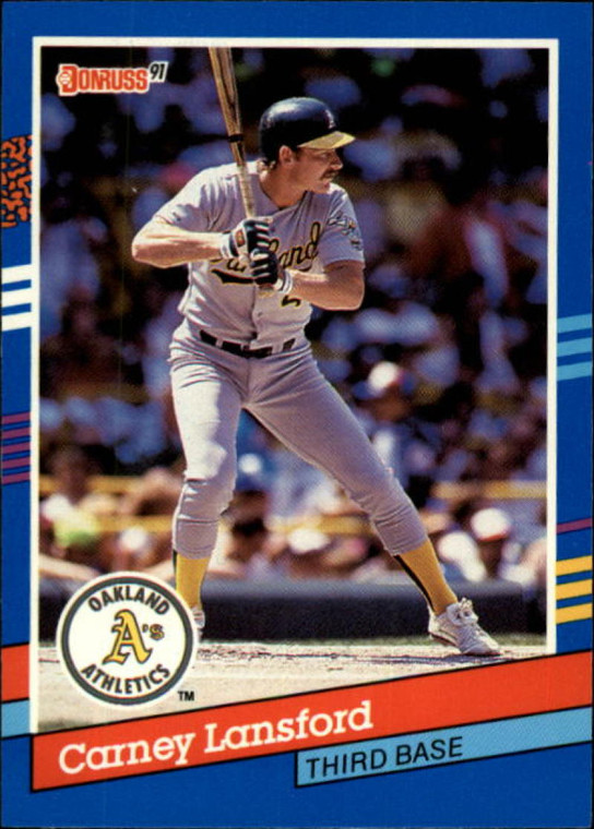 1991 Donruss #273 Carney Lansford VG Oakland Athletics 