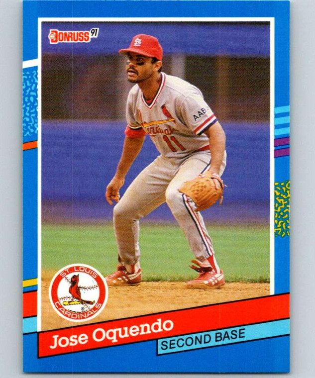 1991 Donruss #281 Jose Oquendo VG St. Louis Cardinals 