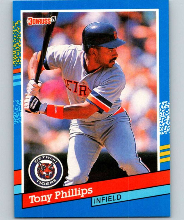 1991 Donruss #286 Tony Phillips UER VG Detroit Tigers 