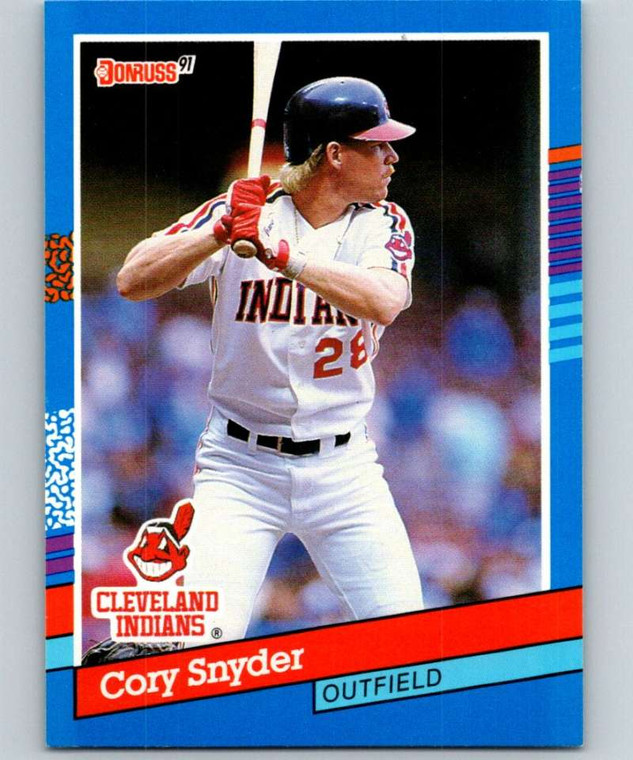 1991 Donruss #288 Cory Snyder UER VG Cleveland Indians 