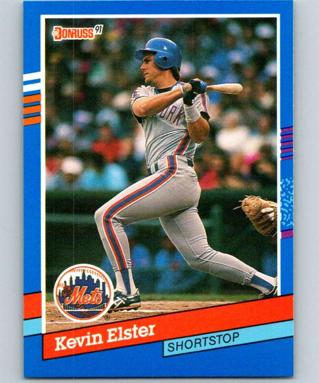 1991 Donruss #304 Kevin Elster VG New York Mets 