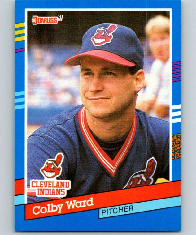 1991 Donruss #330 Colby Ward UER VG RC Rookie Cleveland Indians 