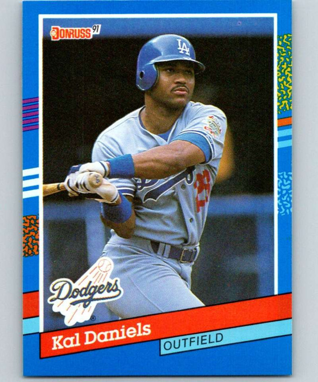 1991 Donruss #336 Kal Daniels VG Los Angeles Dodgers 