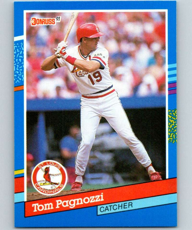 1991 Donruss #337 Tom Pagnozzi VG St. Louis Cardinals 
