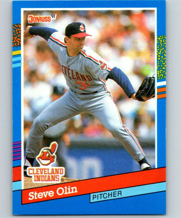 1991 Donruss #339 Steve Olin VG Cleveland Indians 