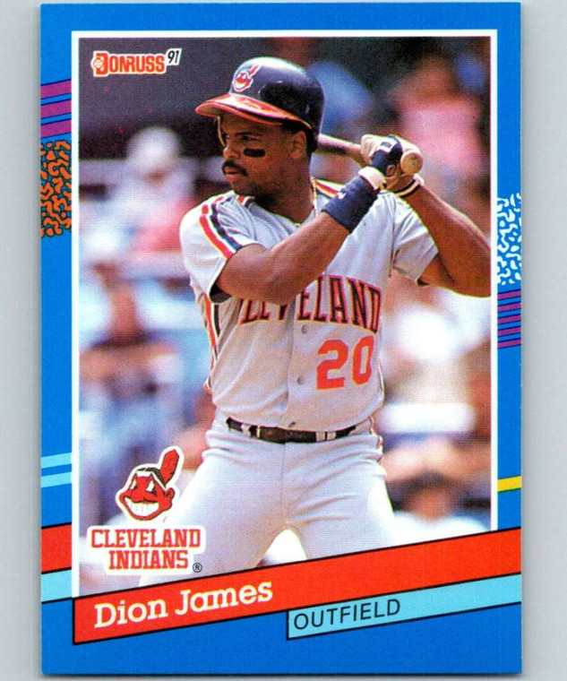 1991 Donruss #348 Dion James VG Cleveland Indians 