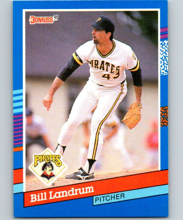 1991 Donruss #350 Bill Landrum VG Pittsburgh Pirates 