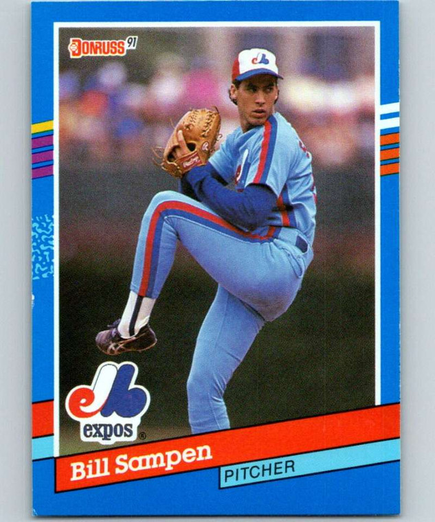 1991 Donruss #351 Bill Sampen VG Montreal Expos 