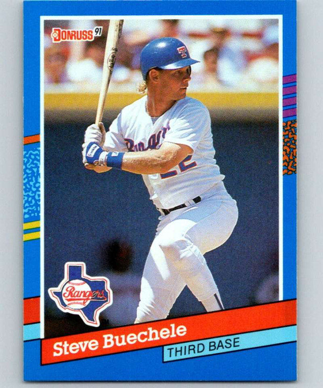 1991 Donruss #357 Steve Buechele VG Texas Rangers 