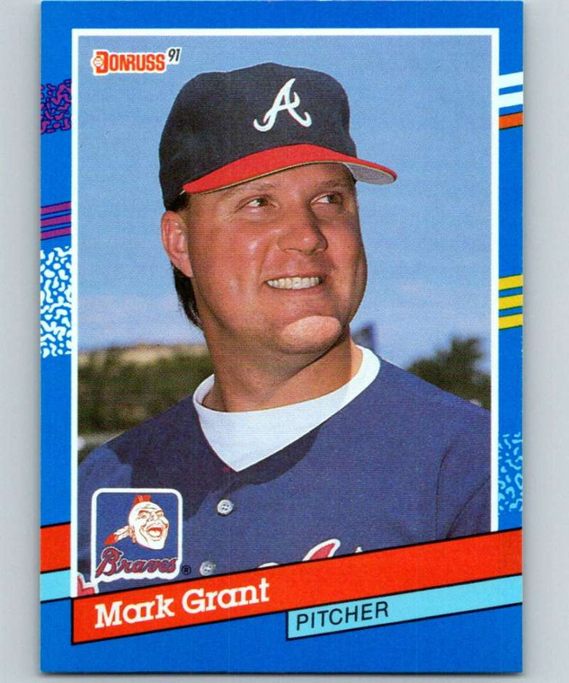 1991 Donruss #361 Mark Grant VG Atlanta Braves 