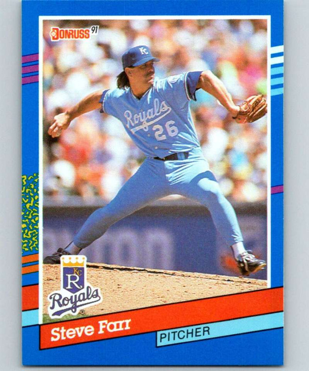 1991 Donruss #365 Steve Farr VG Kansas City Royals 