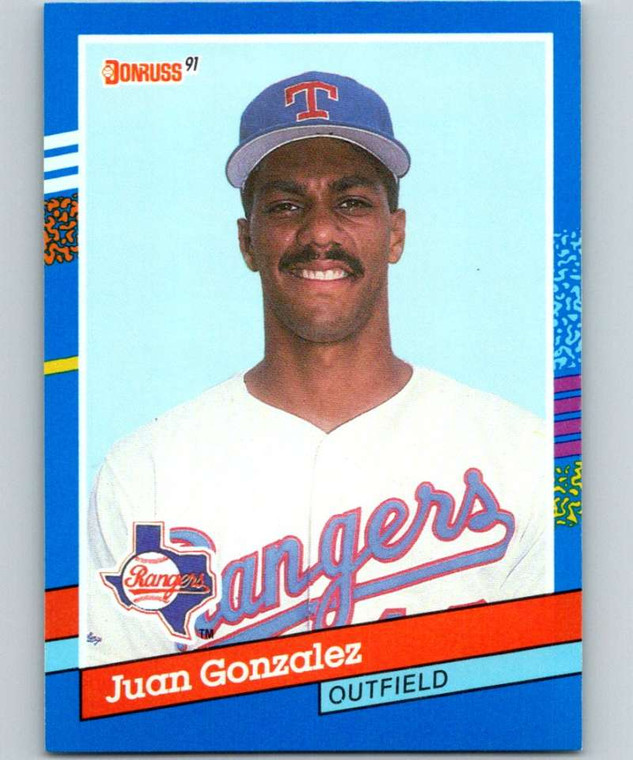 1991 Donruss #371 Juan Gonzalez VG Texas Rangers 