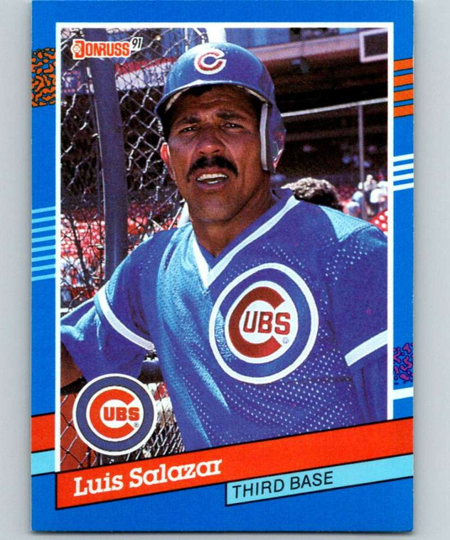 1991 Donruss #372 Luis Salazar VG Chicago Cubs 