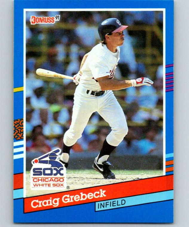 1991 Donruss #378 Craig Grebeck VG Chicago White Sox 