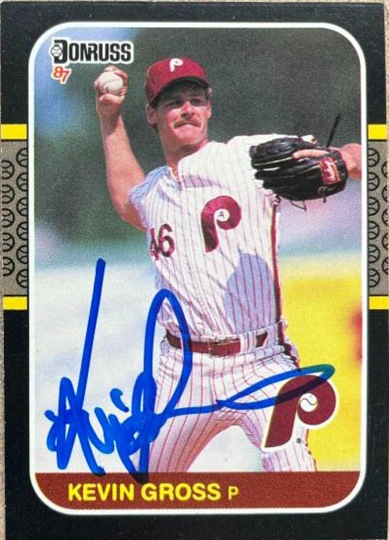 Kevin Gross Autographed 1987 Donruss #236