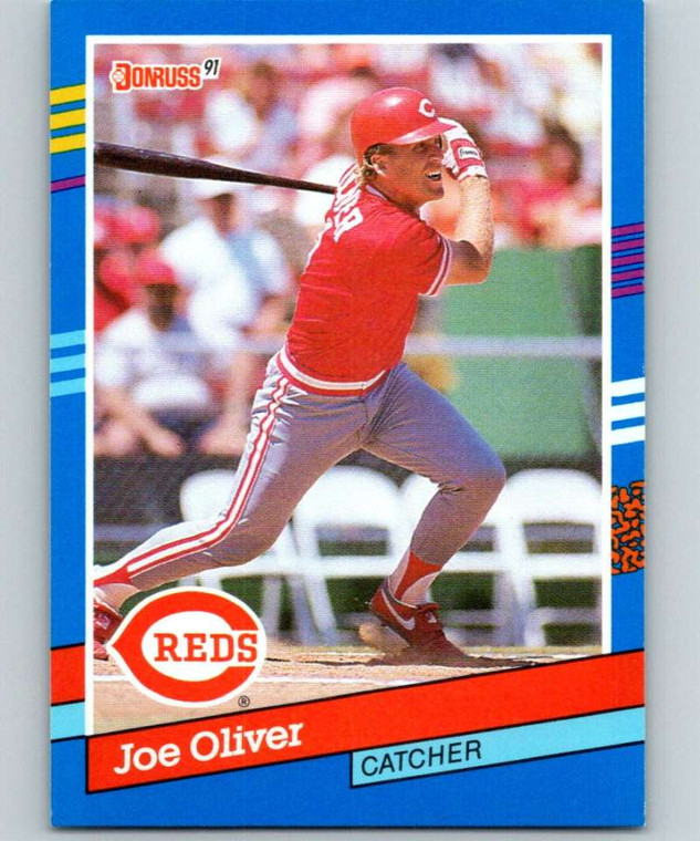 1991 Donruss #381 Joe Oliver VG Cincinnati Reds 