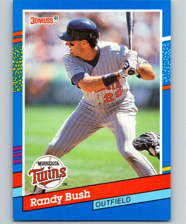 1991 Donruss #382 Randy Bush VG Minnesota Twins 