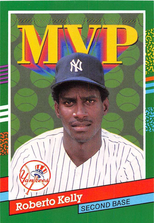 1991 Donruss #400 Roberto Kelly UER VG New York Yankees 