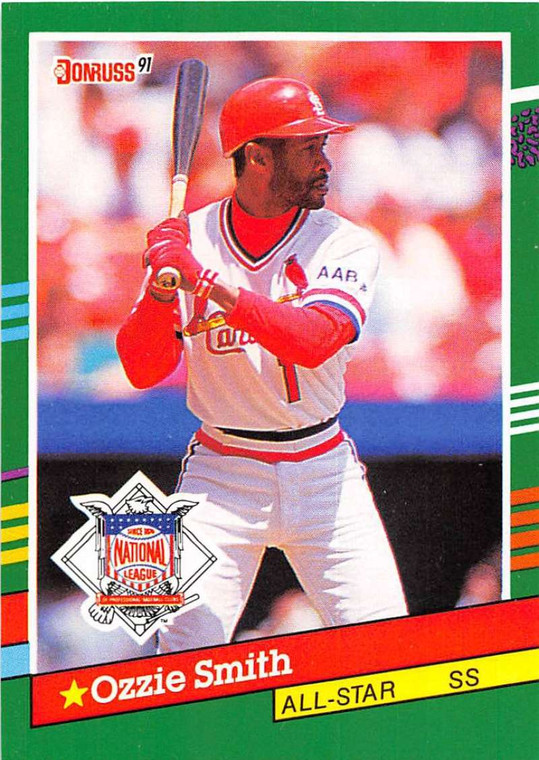 1991 Donruss #437 Ozzie Smith AS VG St. Louis Cardinals 