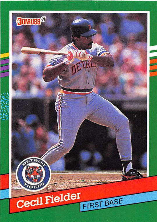 1991 Donruss #451 Cecil Fielder VG Detroit Tigers 