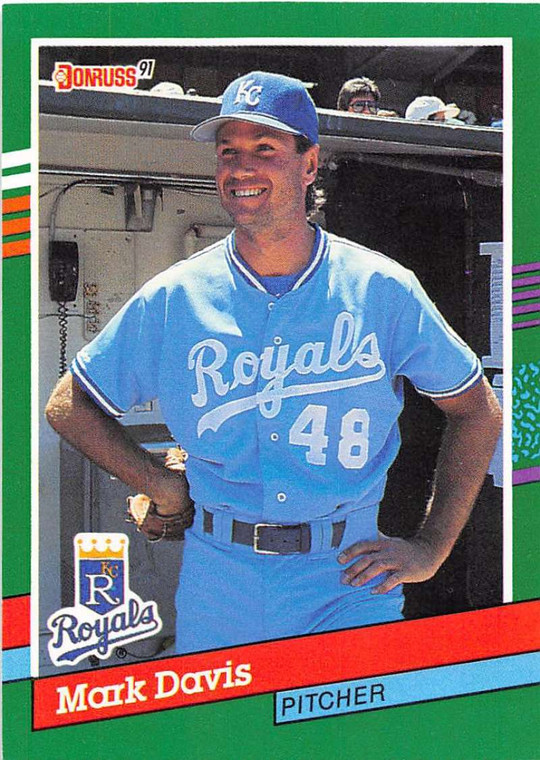 1991 Donruss #560 Mark Davis VG Kansas City Royals 