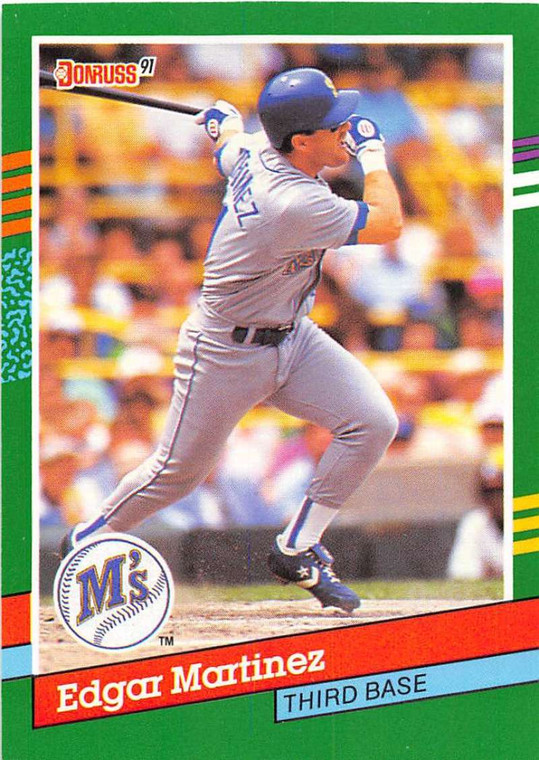 1991 Donruss #606 Edgar Martinez VG Seattle Mariners 