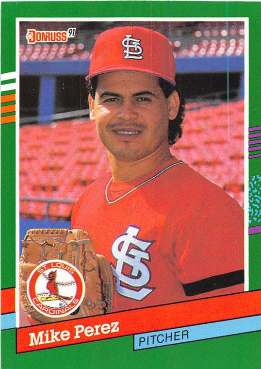 1991 Donruss #615 Mike Perez VG RC Rookie St. Louis Cardinals 