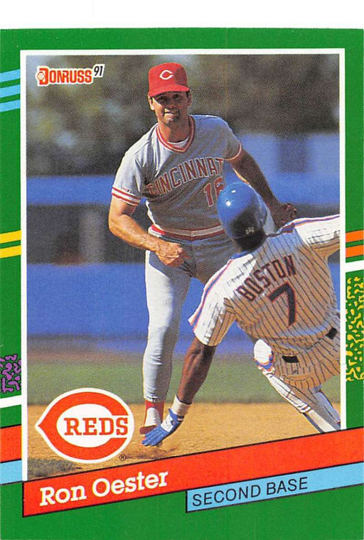 1991 Donruss #628 Ron Oester VG Cincinnati Reds 
