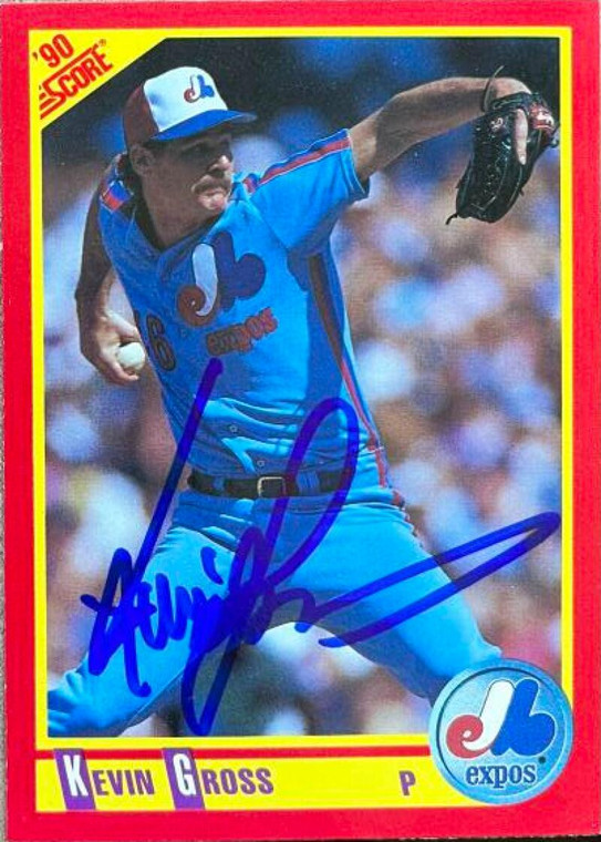 Kevin Gross Autographed 1990 Score #251