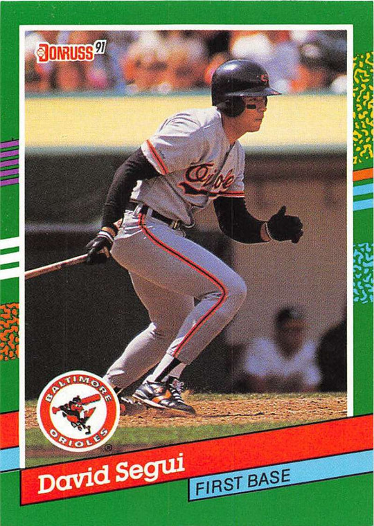 1991 Donruss #730 David Segui VG Baltimore Orioles 