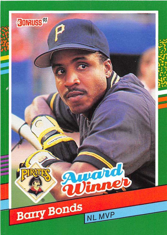 1991 Donruss #762 Barry Bonds MVP VG Pittsburgh Pirates 