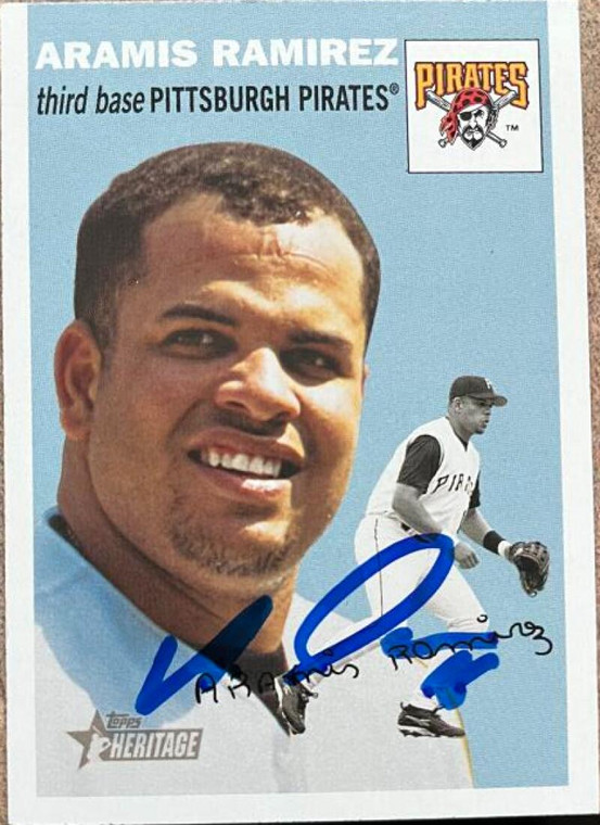 Aramis Ramirez Autographed 2003 Topps Heritage #227