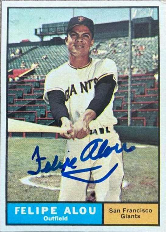 Felipe Alou Autographed 1961 Topps #565