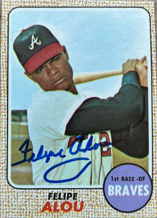 Felipe Alou Autographed 1968 Topps #55