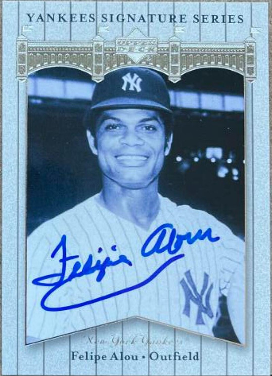 Felipe Alou Autographed 2003 Upper Deck Yankees Signature Series #30