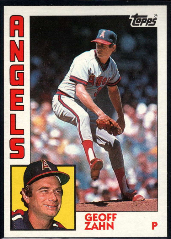 1984 Topps #468 Geoff Zahn VG California Angels 
