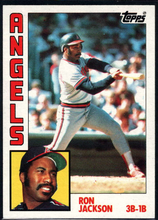 1984 Topps #548 Ron Jackson VG California Angels 