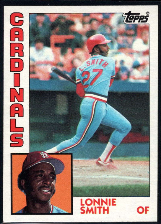 1984 Topps #580 Lonnie Smith VG St. Louis Cardinals 