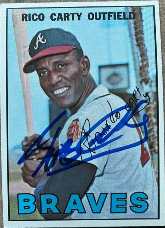 Rico Carty Autographed 1967 Topps #35