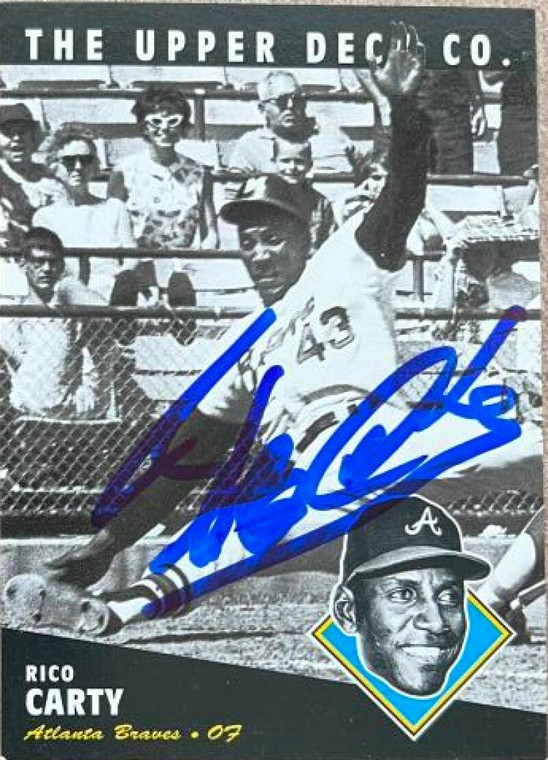 Rico Carty Autographed 1994 Upper Deck All-Time Heroes #202
