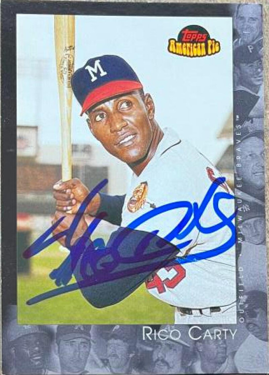 Rico Carty Autographed 2001 Topps American Pie #69