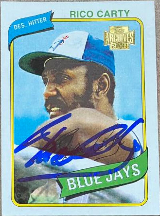 Rico Carty Autographed 2001 Topps Archives #377