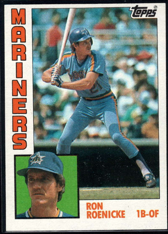 1984 Topps #647 Ron Roenicke VG Seattle Mariners 