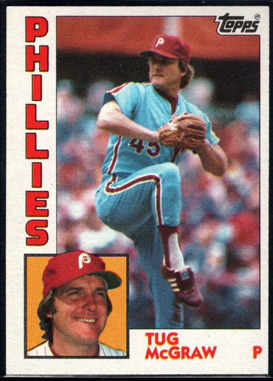 1984 Topps #728 Tug McGraw VG Philadelphia Phillies 