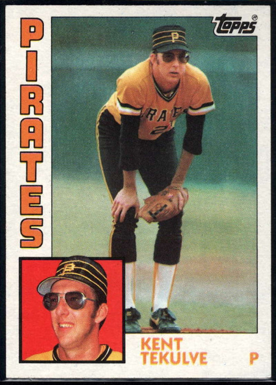 1984 Topps #754 Kent Tekulve VG Pittsburgh Pirates 