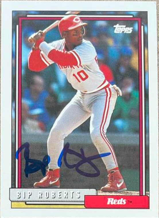 Bip Roberts Autographed 1992 Topps Traded #92T