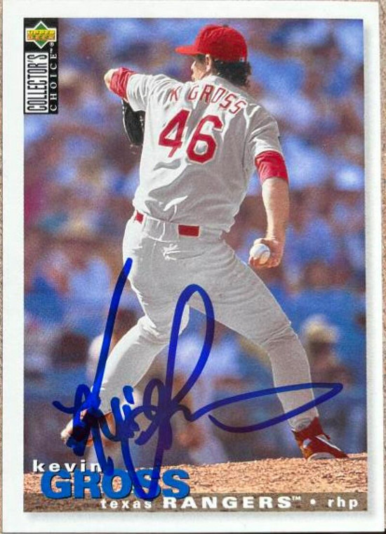 Kevin Gross Autographed 1995 Collectors Choice #402