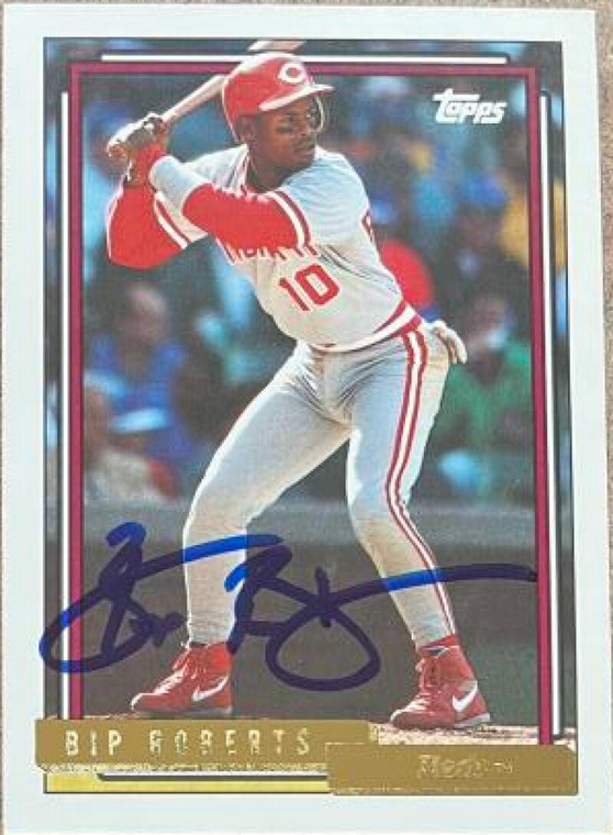 Bip Roberts Autographed 1992 Topps Traded Gold #92T
