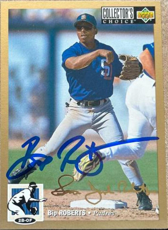 Bip Roberts Autographed 1994 Collector's Choice Gold Signature #479